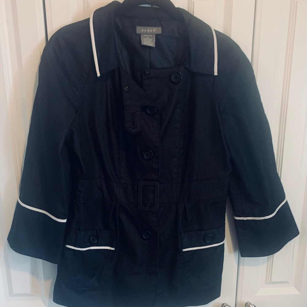 Kenar Black Denim Jacket